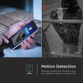 White WiFi Solar powered outdoor PTZ camera, with motion sensor