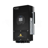 V-TAC feketeházas háromfázisú Deye SUN-12K-SG04LP3-EU, 12kW hibrid napelem inverter - SKU 12308
