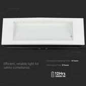 V-TAC LED-es vészkijárat, vészvilágító, kijáratjelző EXIT lámpa 3.8W - SKU 899