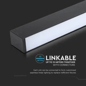 LED Linear Light SAMSUNG CHIP - 40W Surface Black Body 6500K