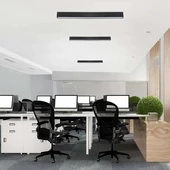 LED Linear Light SAMSUNG CHIP - 40W Surface Black Body 3000K