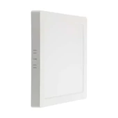 V-TAC felületre szerelhető, műanyag IP20, négyzet LED panel 18W, meleg fehér - SKU 10498