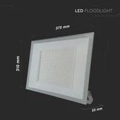 V-TAC FN-széria LED reflektor 200W hideg fehér, fehér házzal - SKU 23978