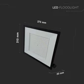 V-TAC FN-széria LED reflektor 200W hideg fehér, fekete házzal - SKU 23977