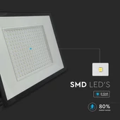 V-TAC FN-széria LED reflektor 200W hideg fehér, fekete házzal - SKU 23977