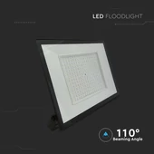 V-TAC FN-széria LED reflektor 200W hideg fehér, fekete házzal - SKU 23977