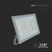 V-TAC FN-széria LED reflektor 50W hideg fehér, fehér házzal - SKU 23989