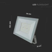 V-TAC FN-széria LED reflektor 50W természetes fehér, fehér házzal - SKU 23987