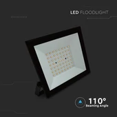 V-TAC FN-széria LED reflektor 50W természetes fehér, fekete házzal - SKU 23988