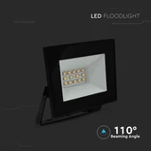 V-TAC FN-széria mini LED reflektor 10W hideg fehér, fekete házzal - SKU 23974