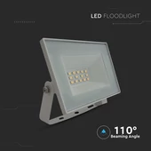 V-TAC FN-széria mini LED reflektor 10W természetes fehér, fehér házzal - SKU 23971