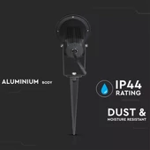 Garden Spike Aluminium Body GU10 Black IP65