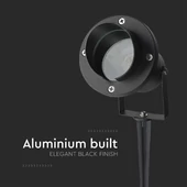 GU10 Aluminium Garden spike fitting, IP65