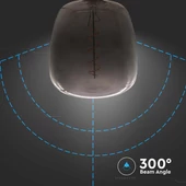 V-TAC füstözött 4W E27 dekor filament égő, váza alakú - SKU 8056