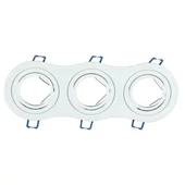 3*GU10 Fitting Round White