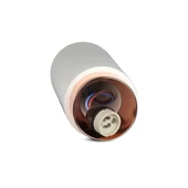 V-TAC GU10 LED falon kívüli lámpatest, fehér+rózsaarany - SKU 3113