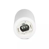 V-TAC GU10 LED falon kívüli lámpatest, fehér+rózsaarany - SKU 3113