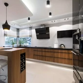 GU 10 Fitting Round Black + Gold