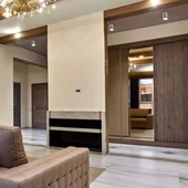 GU10 Fitting Surface Round Satin Nickle