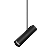 GU10 Aluminium hanging fitting, Black