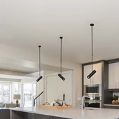 GU10 Aluminium hanging fitting, Black