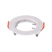 GU10 Fitting Round White 2pcs/pack