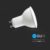 V-TAC GU10 LED spot égő 6 db/csomag 4.5W meleg fehér 110° - SKU 212739