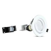 LED Spotlight - 5W GU10 With Fitting White Body 6400K 3pcs/Pack