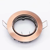 GU10 Fitting Round Movable Bronze