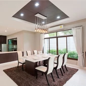 GU10 Fitting Square Movable Bronze