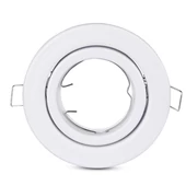 GU10 Housing Round Movable White