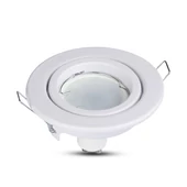 GU10 Housing Round Movable White
