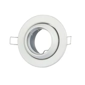 GU10 Fitting Round Changing Angle White