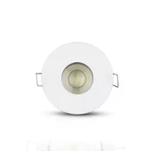 V-TAC GU10 LED spotlámpa keret, fehér billenthető lámpatest - SKU 3611