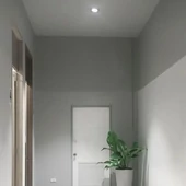 V-TAC GU10 LED spotlámpa keret, fehér fix lámpatest - SKU 3170