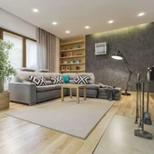 GU10 Fitting White+Chorme Round VT-873