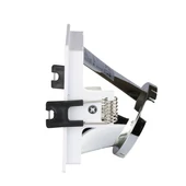 GU10 Fitting White+Chorme Square VT-875