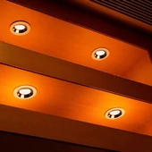 V-TAC GU10 LED spotlámpa keret, fehér+rózsaarany fix lámpatest - SKU 3123