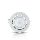 V-TAC Twist-To-Open GU10 LED spotlámpa keret, króm billenthető lámpatest - SKU 3647