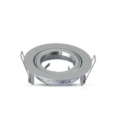 V-TAC Twist-To-Open GU10 LED spotlámpa keret, króm billenthető lámpatest - SKU 3647