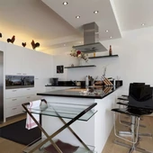 GU10 Round Spotlight Fitting Chrome 2 pcs/box Ф80