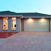 GU10 Fitting Round  With White Frame + Chrome Reflector