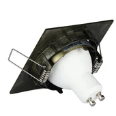V-TAC GU10 LED spotlámpa keret, sárgaréz színű billenthető lámpatest - SKU 8581