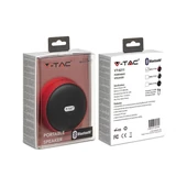 Portable Bluetooth Speaker With Micro USB And High End Cable 800mah Battery Red