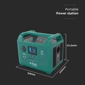 Portable power station with EU plug, 300W
