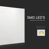 V-TAC IP65 süllyeszthető LED panel természetes fehér 36W 60 x 60cm, 120 Lm/W, Back-Lit- SKU 23456