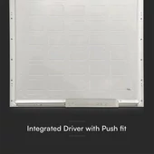 V-TAC IP65 süllyeszthető LED panel természetes fehér 36W 60 x 60cm, 120 Lm/W, Back-Lit- SKU 23456