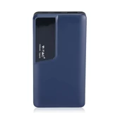 V-TAC kék, 10000mAh powerbank, kijelzővel - SKU 8872