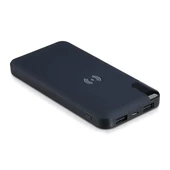 V-TAC kék, 8000mAh powerbank vezeték nélküli töltővel, kijelzővel - SKU 8862