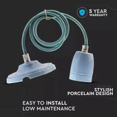 Porcelan Lamp Pendant Blue